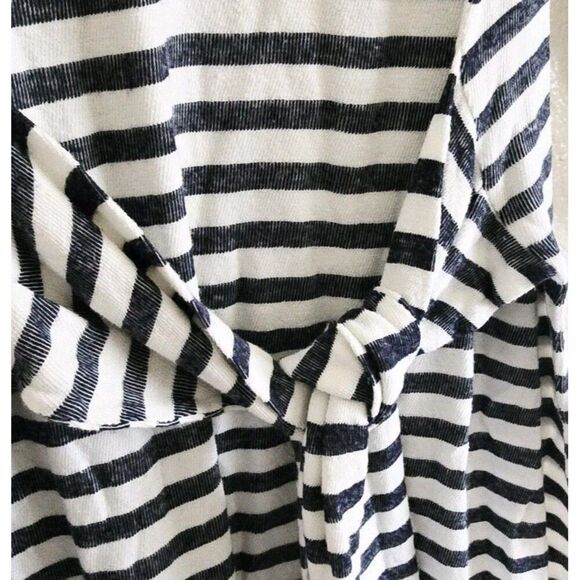Anthropologie t.la Becky Tie Waist Striped Dress XL Preppy Coastal Old Money - Picture 4 of 8